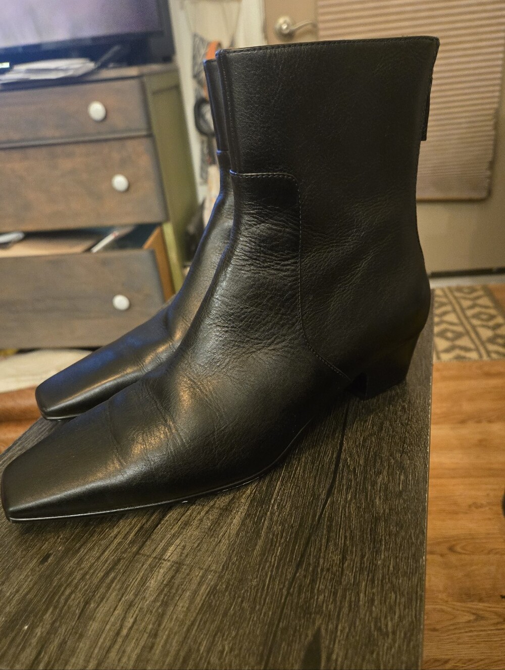Madewell The Lexie Ankle Boot in Leather 8.5